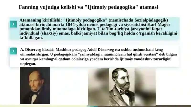 Ijtimoiy pedagogika fanining  joriy etilishi 4