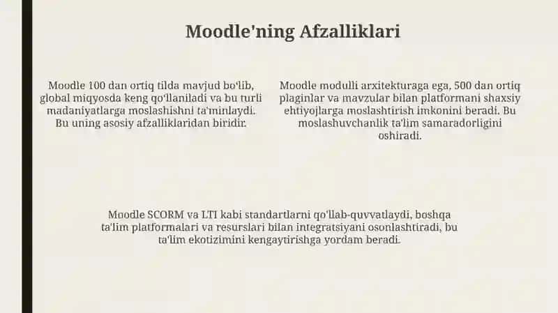 Moodle 4