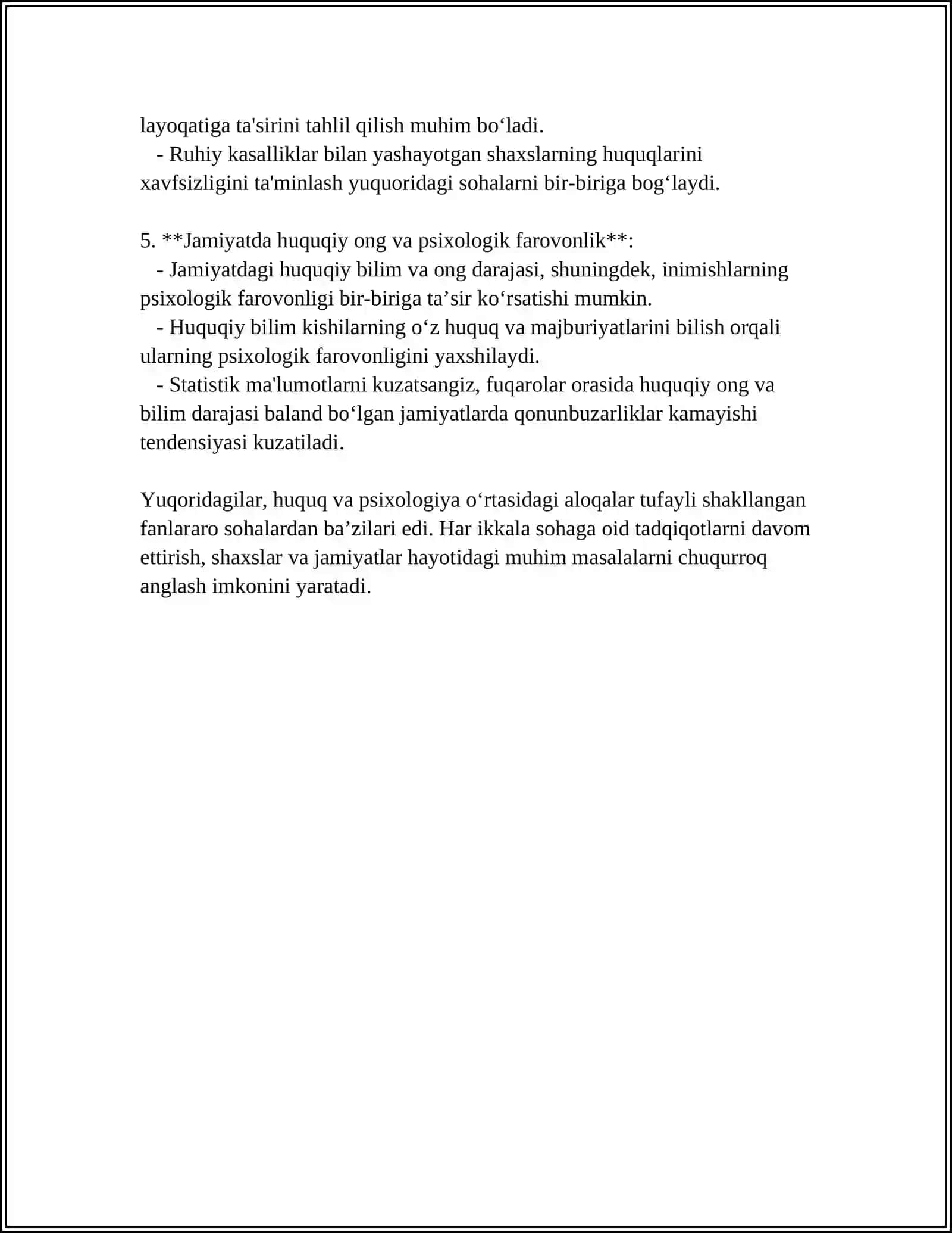 HUQIQ TARAWINDA PSIXOLOGIYA 4