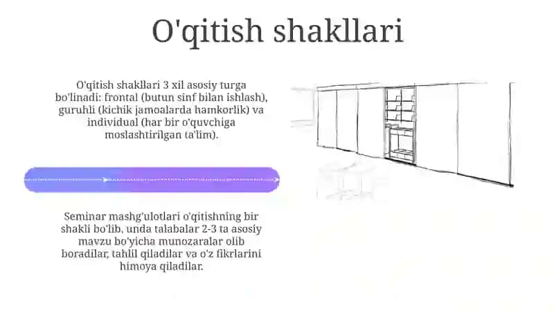 Ta'lim jarayonini tashkil etish usullari 4