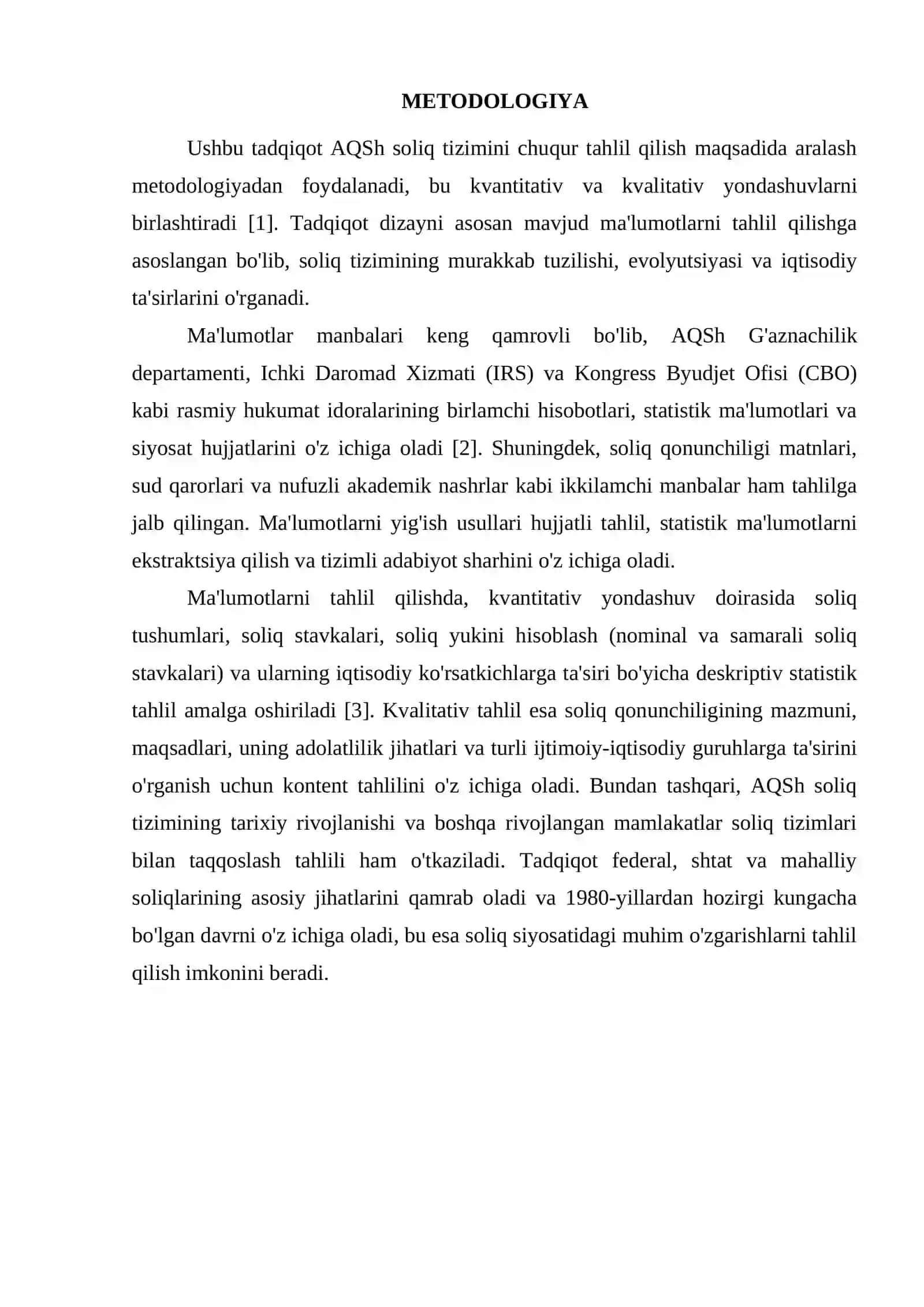 AQSH SOLIQ TIZIMI 4