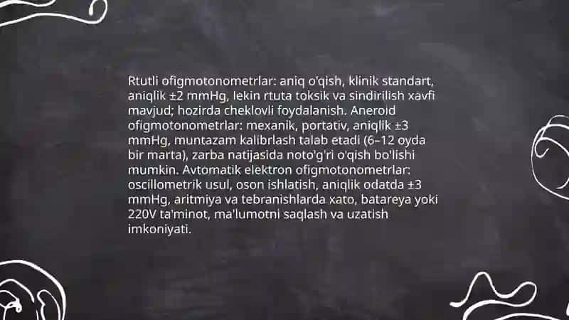Ofigmotonometr va qon bosimini o'lchash 4