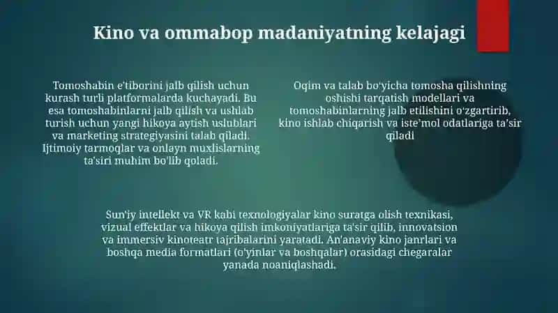 Filmlar va ommaviy madaniyati 4
