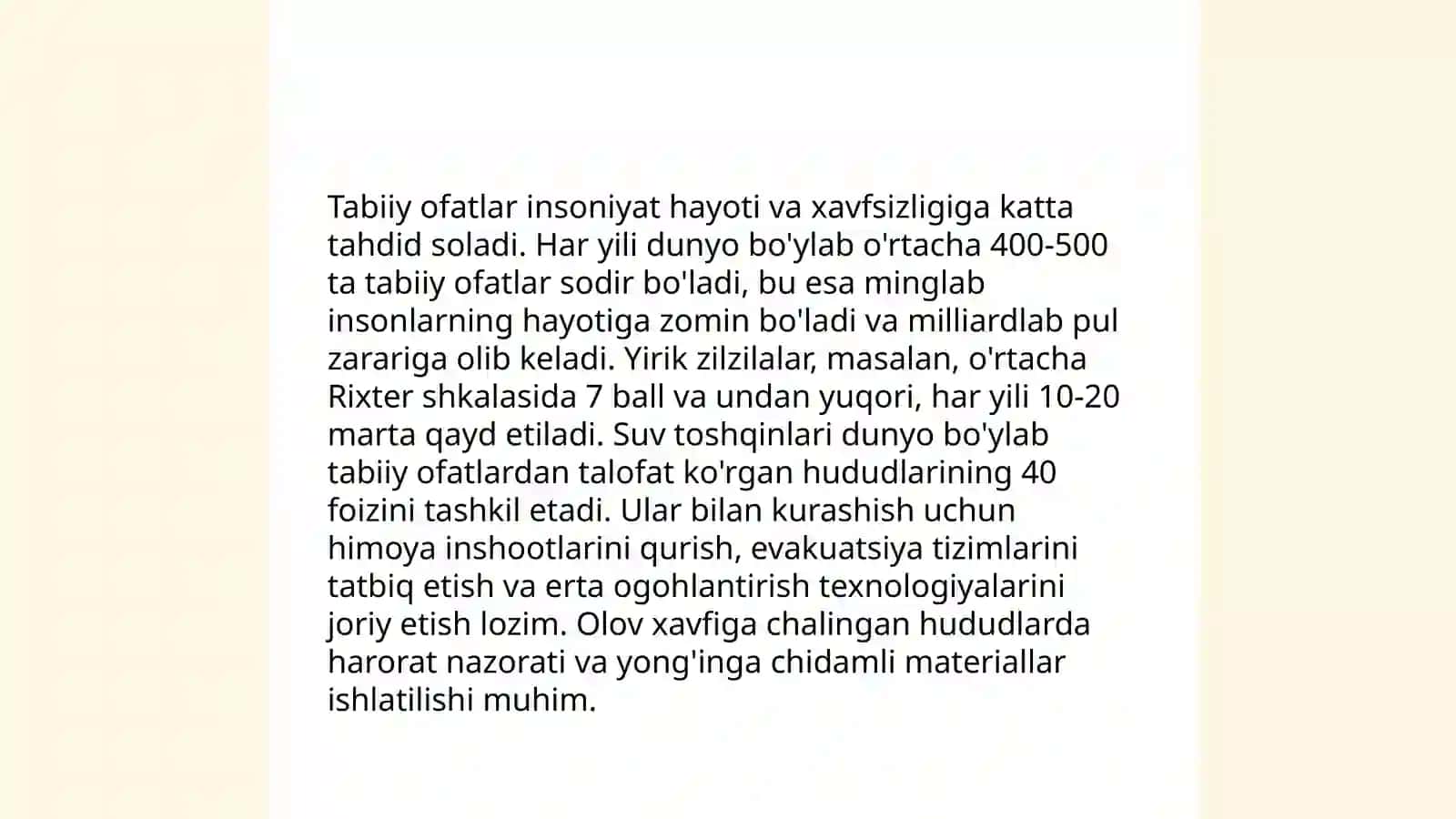 Xavf haqida aholini ogohlantirish va xabardor qilish 4