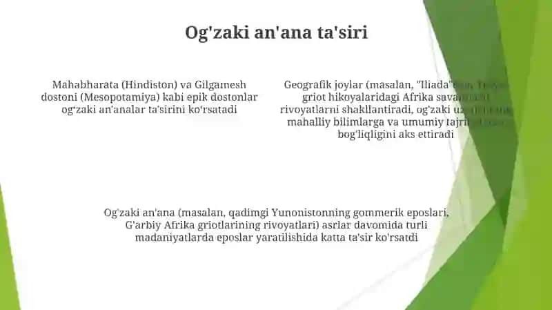 Epik asarlar kompazitsiyasi 4