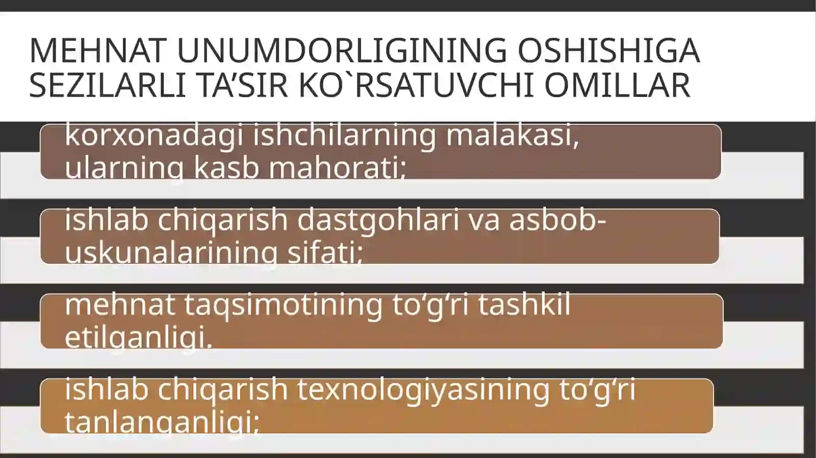 MEHNAT TAQSIMOTI VA IXTISOSLASHUV 4