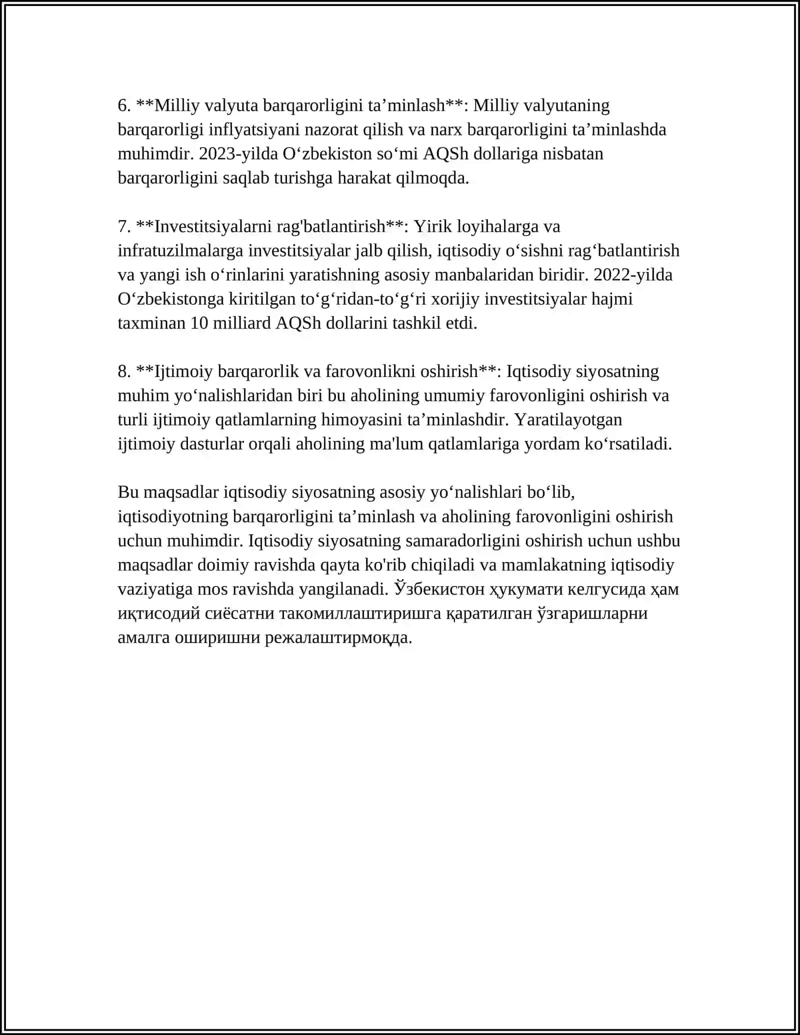 IQTISODIY SIYOSAT ASOSLARI VA TARKIBI 4