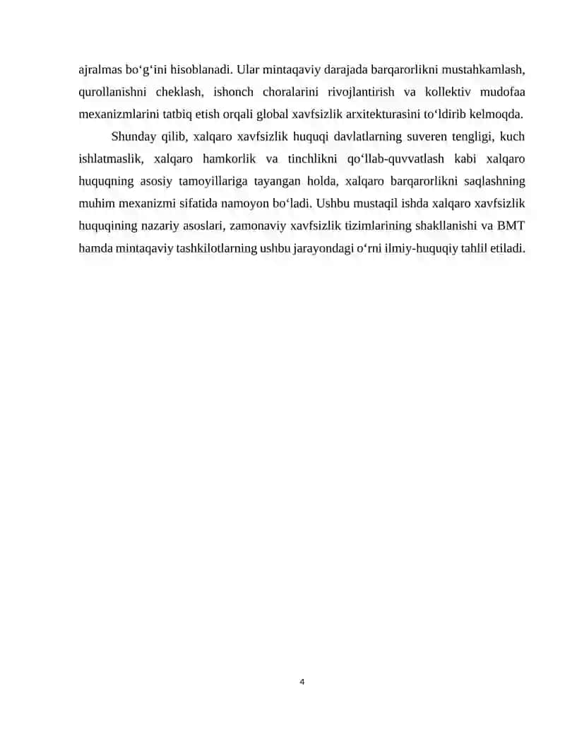 Xalqaro xavfsizlik huquqi 4