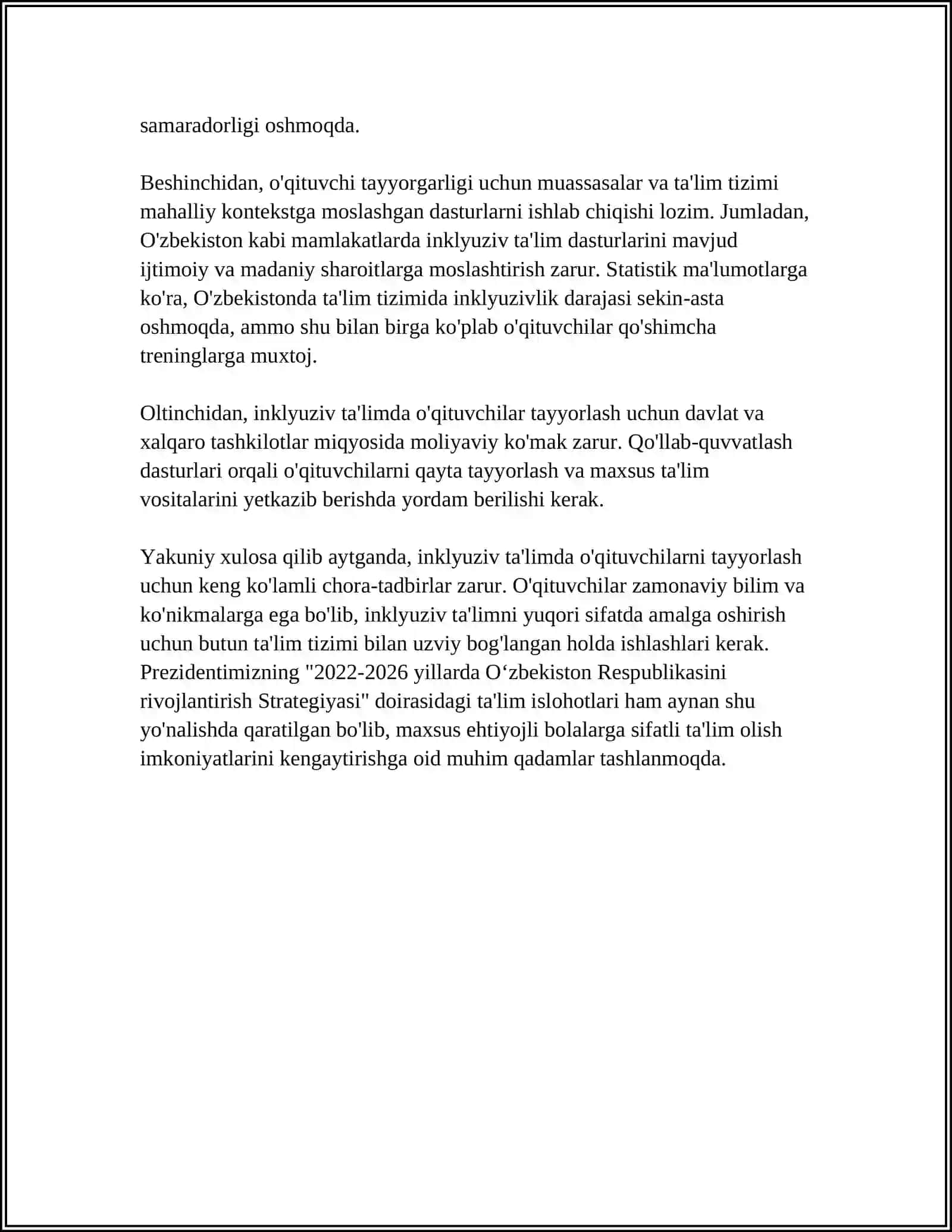 INKLYUZIV TALIMDA KADRLAR MASALASI 4