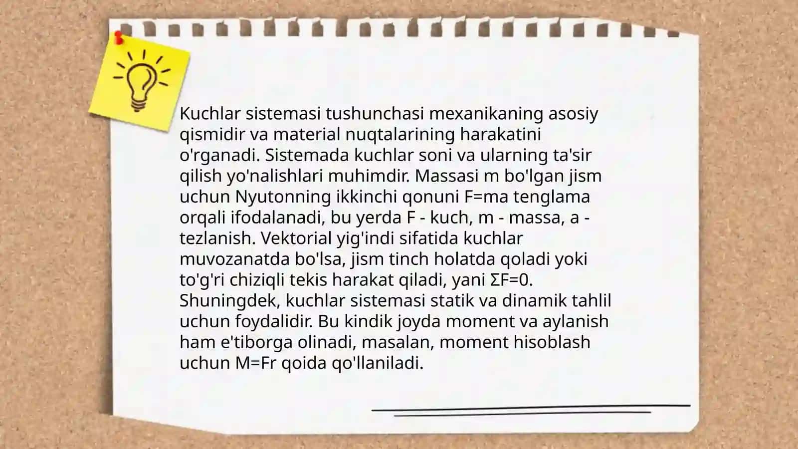 Statika elementlari 4