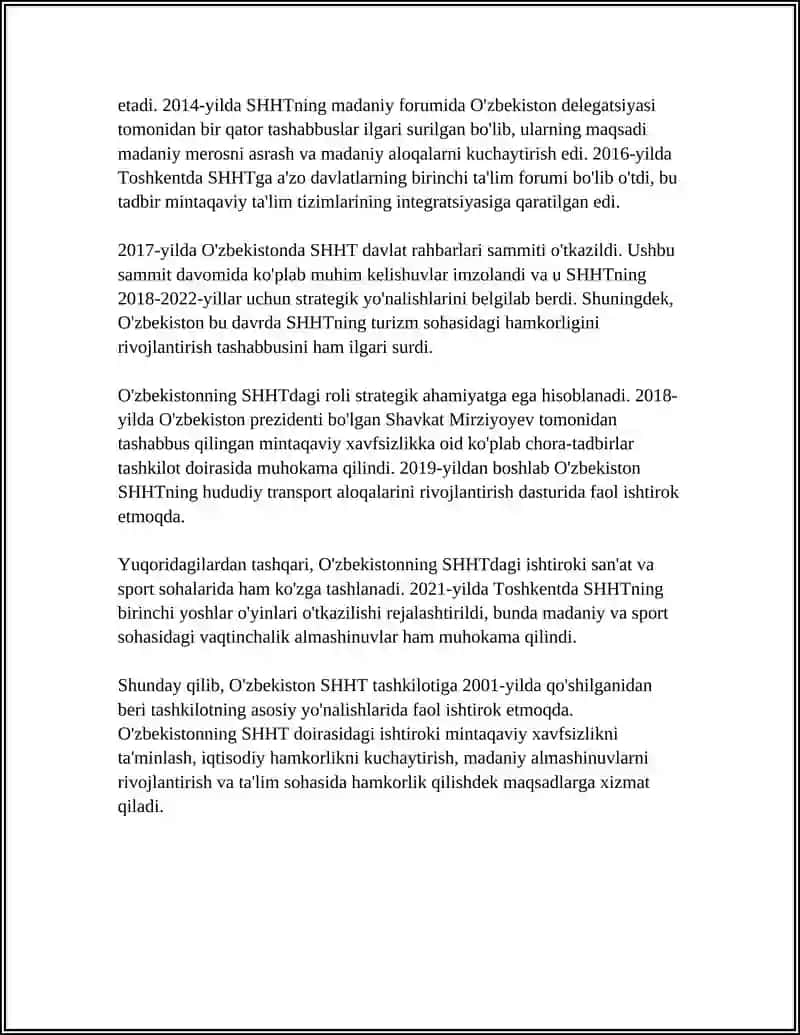 O‘ZBEKISTON RESPUBLIKASI OLIY TA’LIM FAN VA INNOVATSIYA VAZIRLIGI 4
