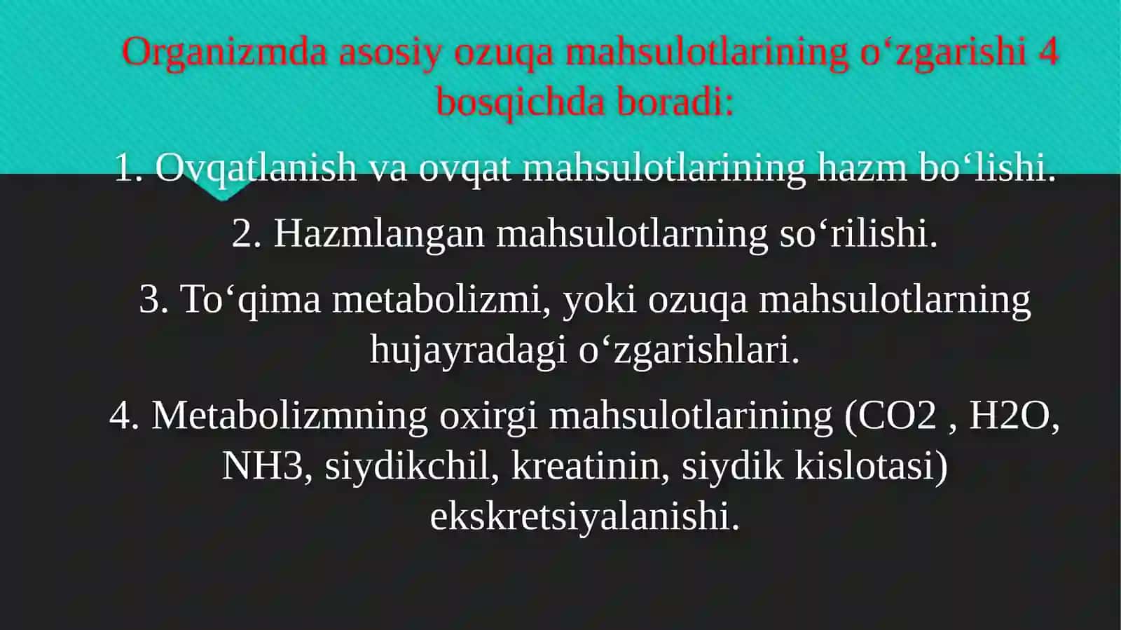 Moddalar almashinuvi qonuniyatlari 4