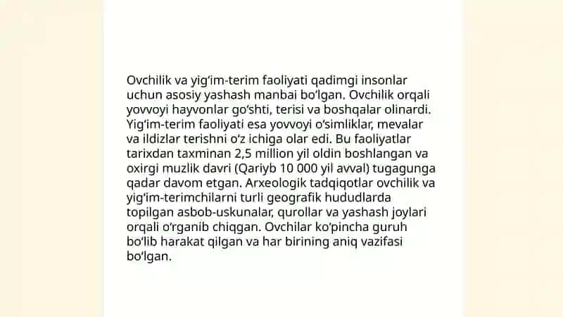 Paleolit Va mezolit davri yodgorliklari 4