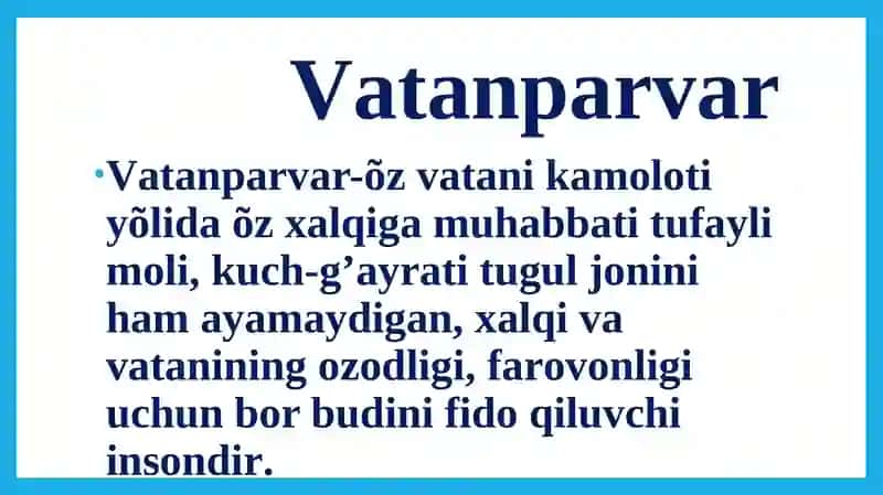 Yurt taraqqiyoti uchun mas’ullik va burchlilik 4
