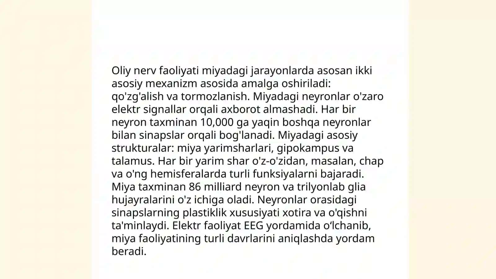 Oliy nerv faoliyat tiplarini aniqlash 4