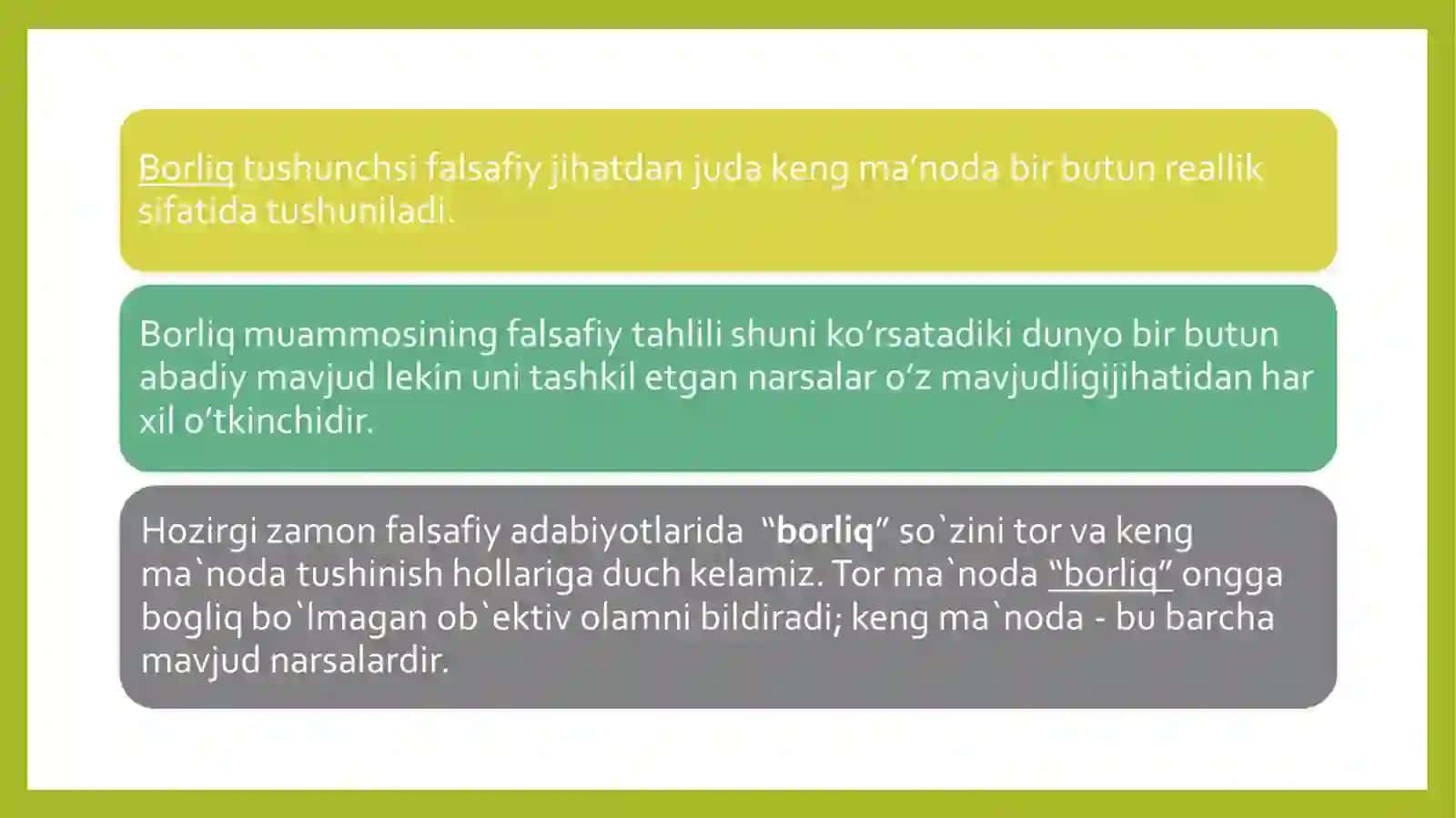 Borliq muammosining falsafiy mazmuni 4