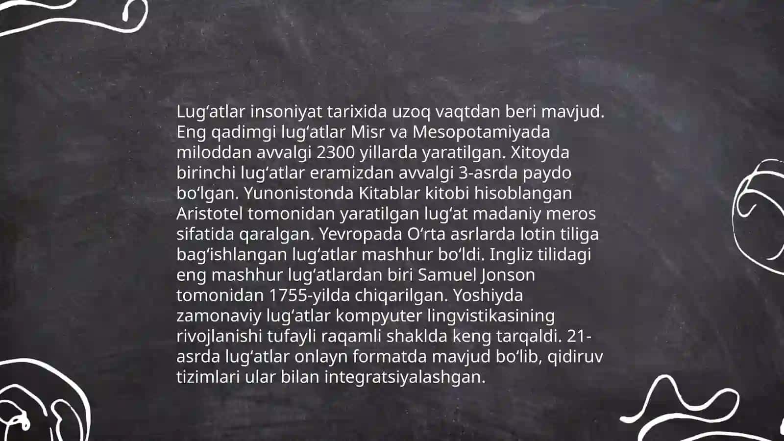 Lugʻatlar va ularning turlari 4