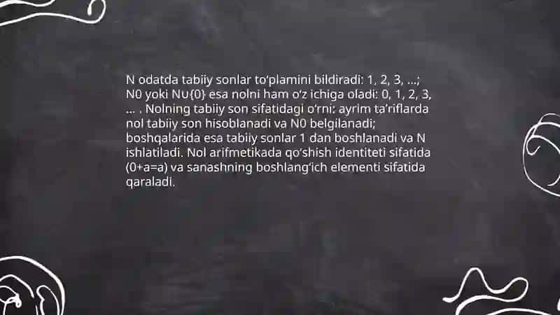 Natural son va nol tushunchasi 4
