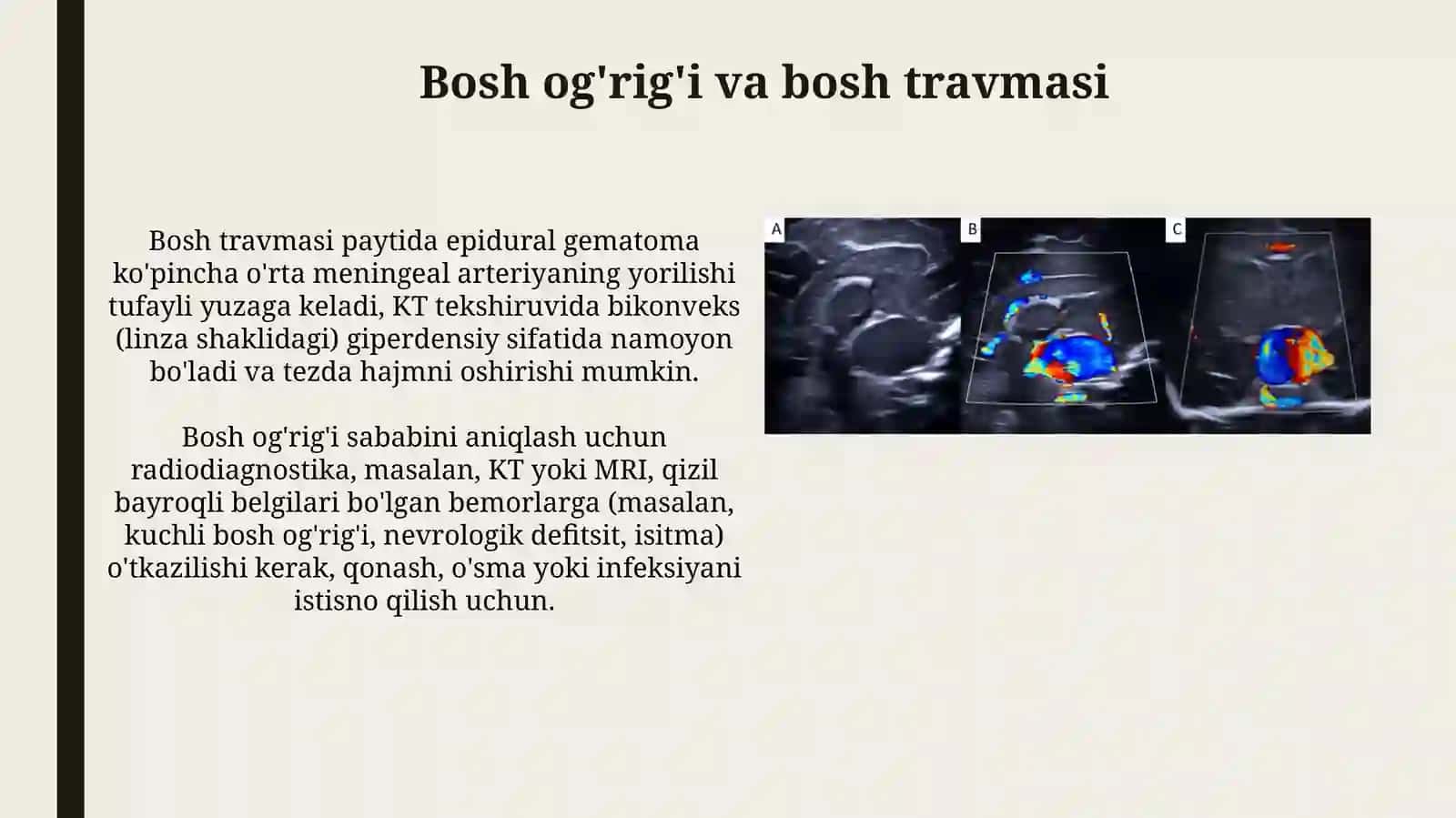 Shoshilinch tibbiy holatlar nur tashxisi 4