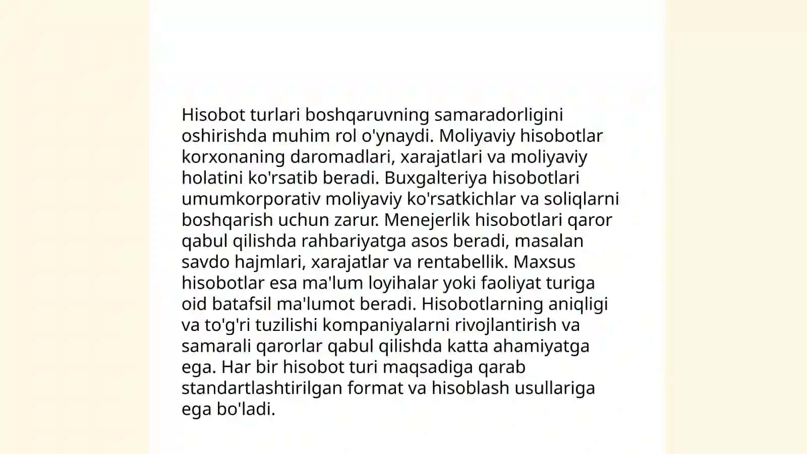 E'lon va Hisobot 4