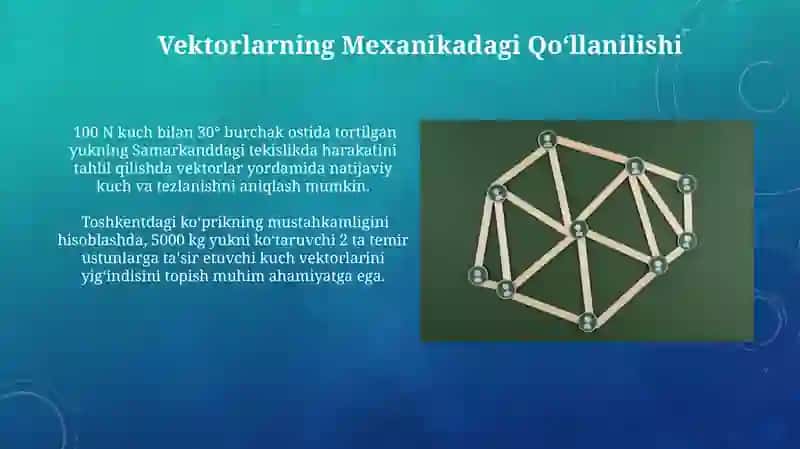Vektorlarning Muhandislikdagi Qoʻllanilishi 4