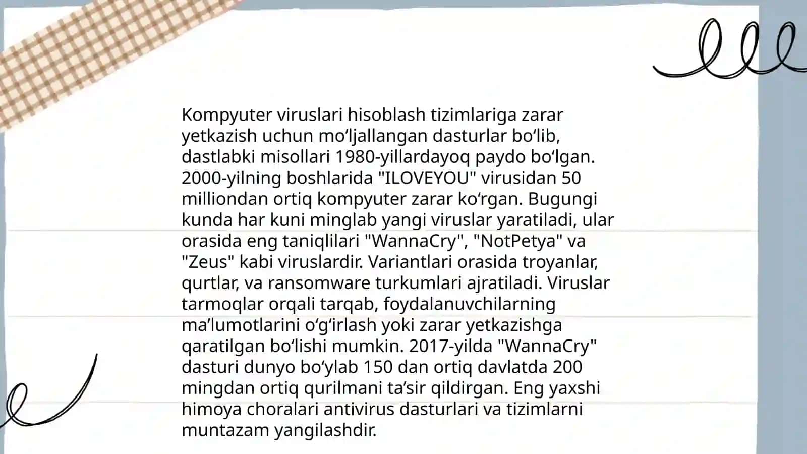 Zararlı dasturlar turlarini aniqlash va tasniflash 4