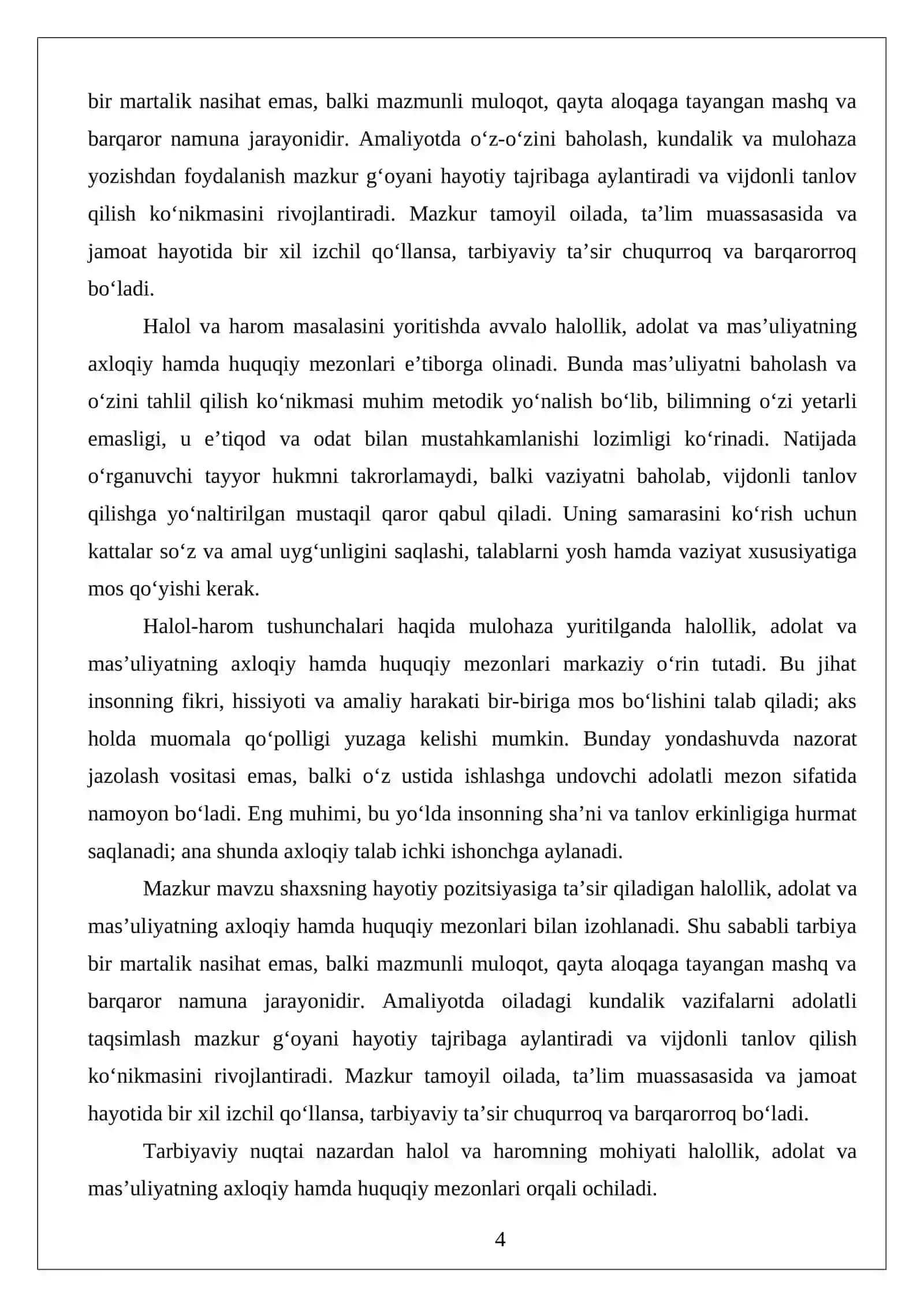 Halol va harom 4