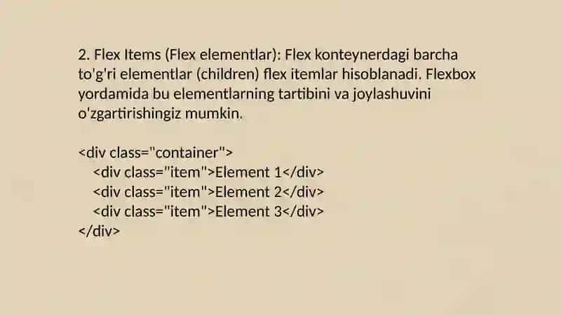 Flexbox (Flexible Box) 4