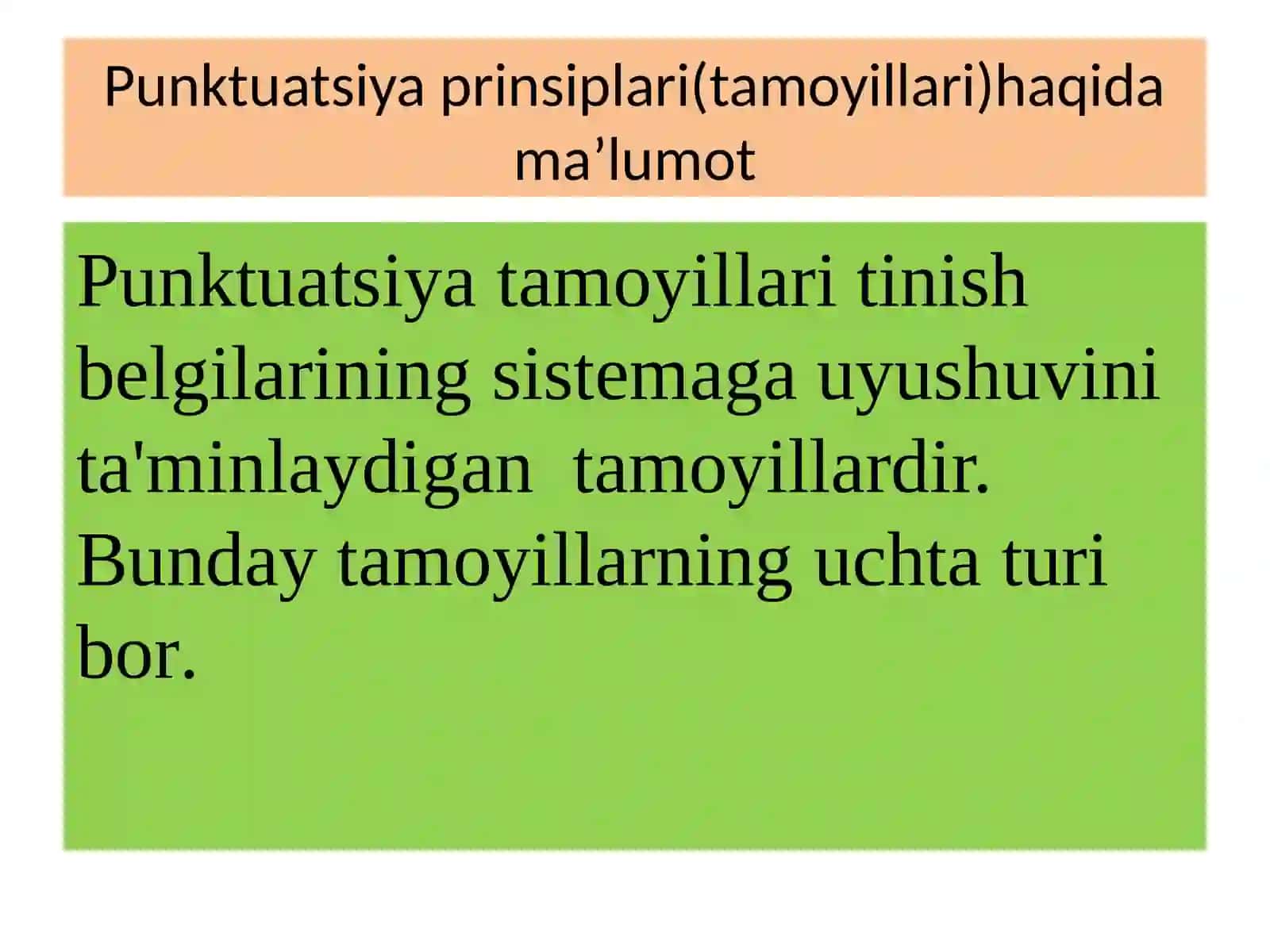 PUNKTUATSIYA (TINISH BELGILARI) 4