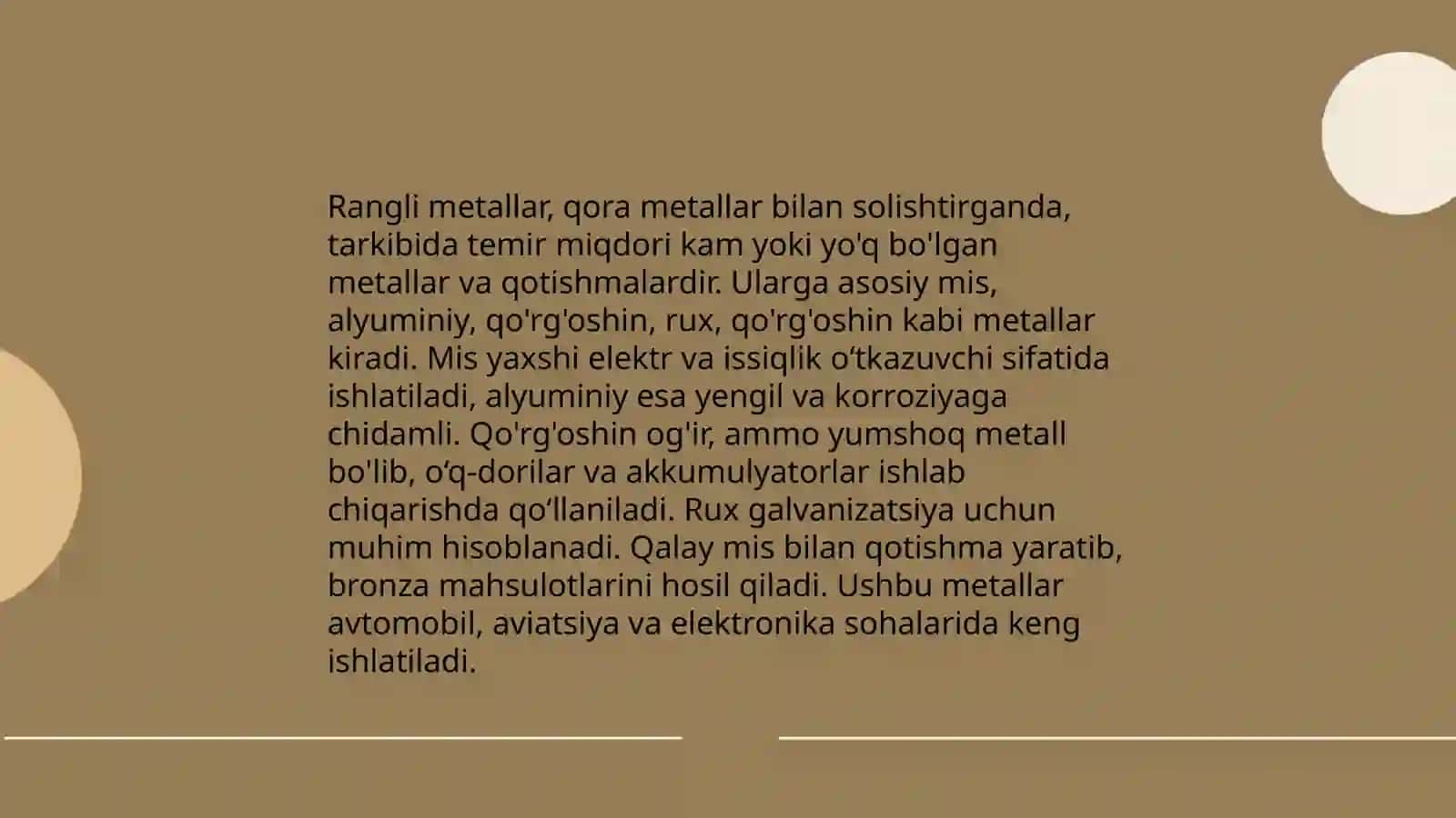Qora va ranging metallar 4