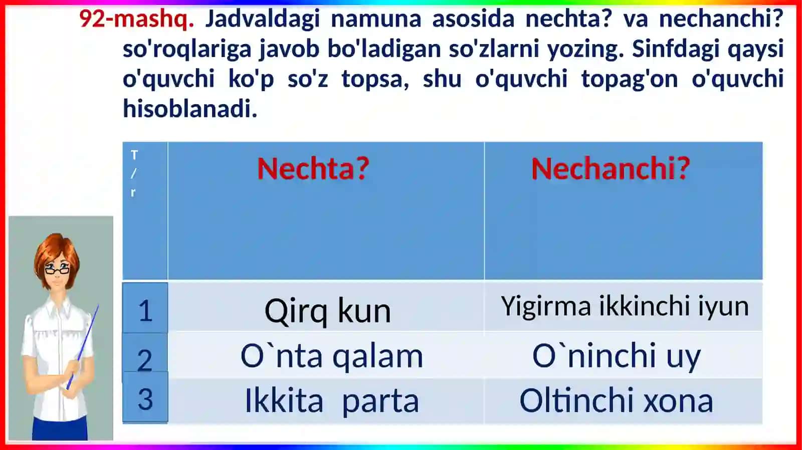 So'roqlar yordamida sonlarni topish 4