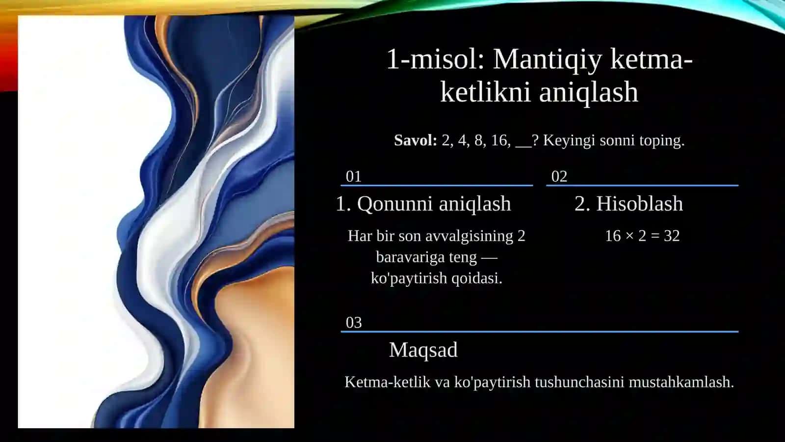 Boshlang'ich sinfda matematika o'qitishda nostandart testlar tuzish va o'rgatish usullari 4