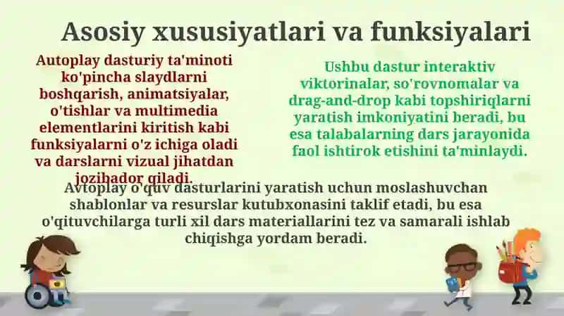 Pedagogik dasturiy vositalar (autoplay) dasturi 4