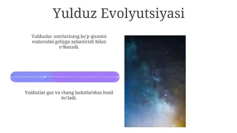 Yulduz Evolyutsiyasi 4
