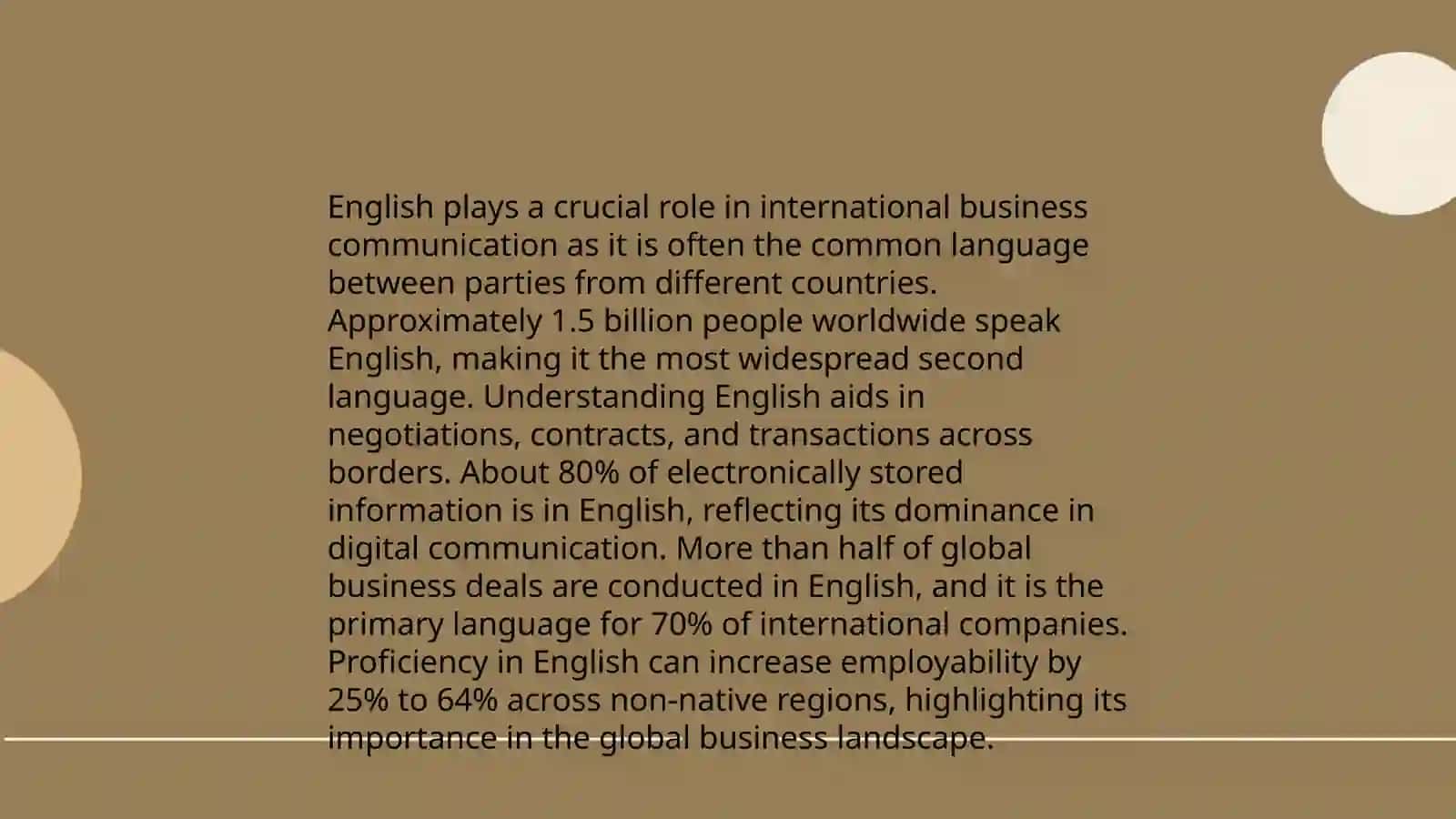 The role of English in international communication and the benefits of learning it 4