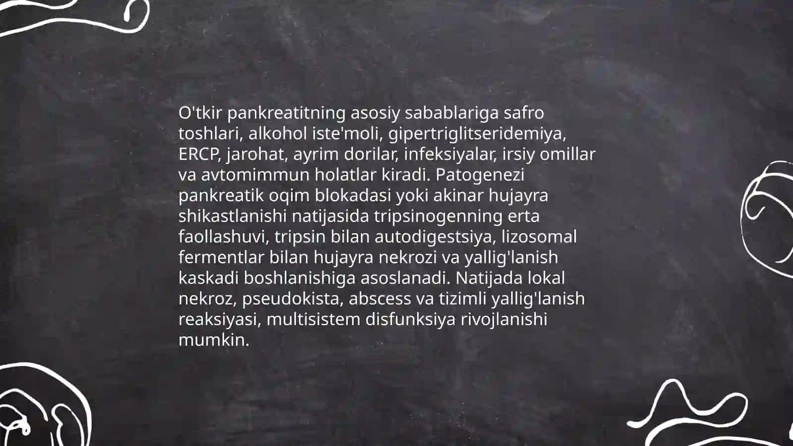 Oshqozon osti bezining kasalliklari 4