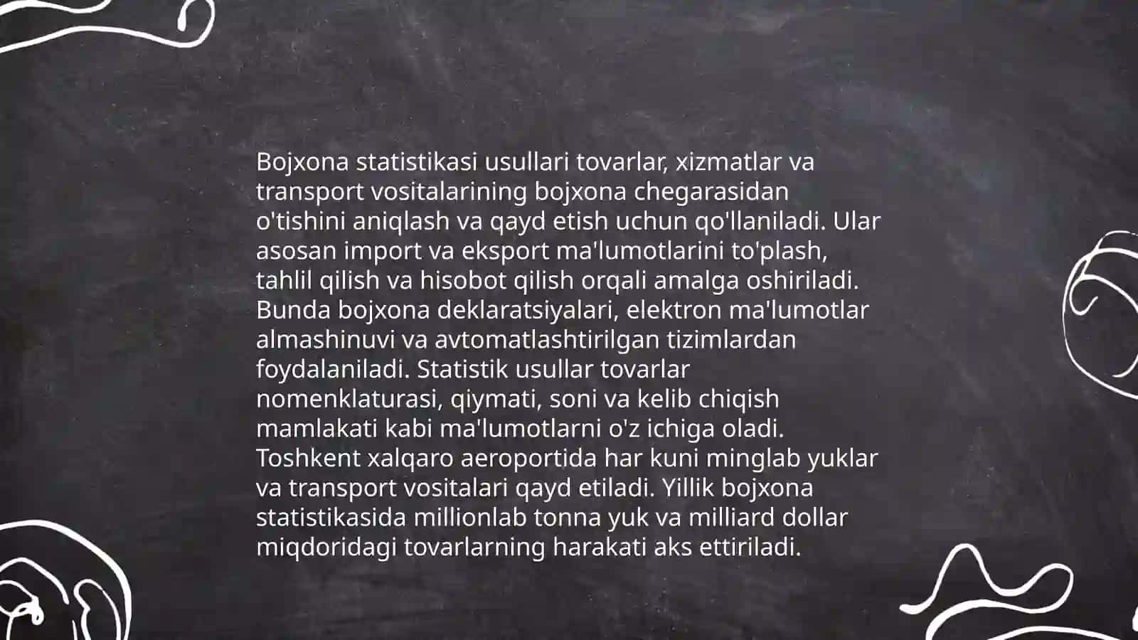 Bojxona statistikasi 4