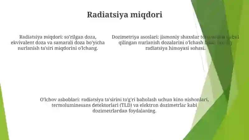 Dozimetriya Asoslari 4