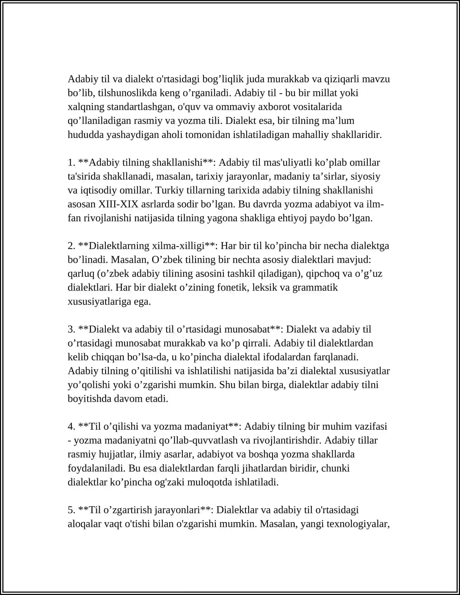 ADABIY TILGA DIALEKTIZMLARNI OLIB KIRISH YÕLLARI 4