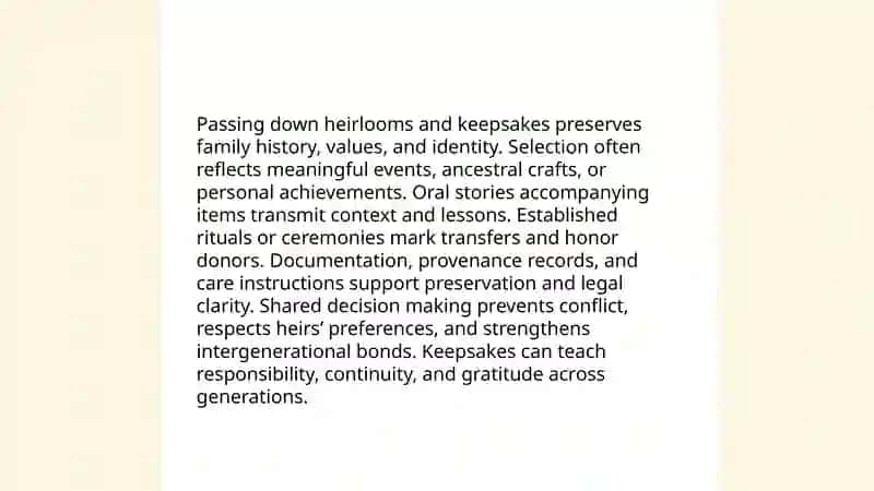 Family value, family traditions 4