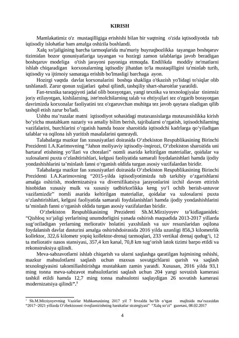 Mutaxassislikka kirish 4