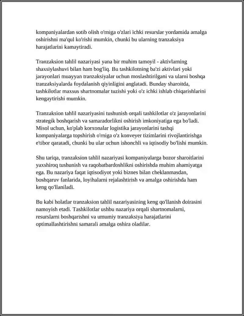 TRANZAKSION TAHLIL 4