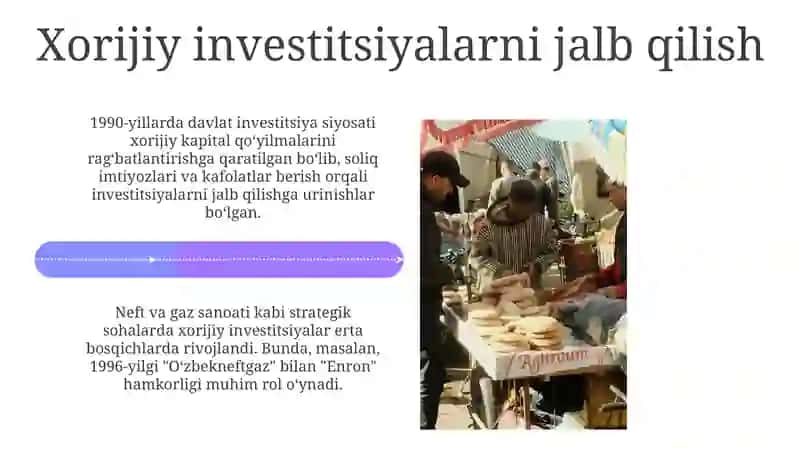 Òzbekistonda bozor munosabatlarining boshlanishi 4