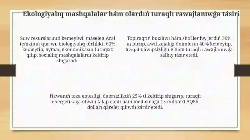 Barqaror rivojlanish 4