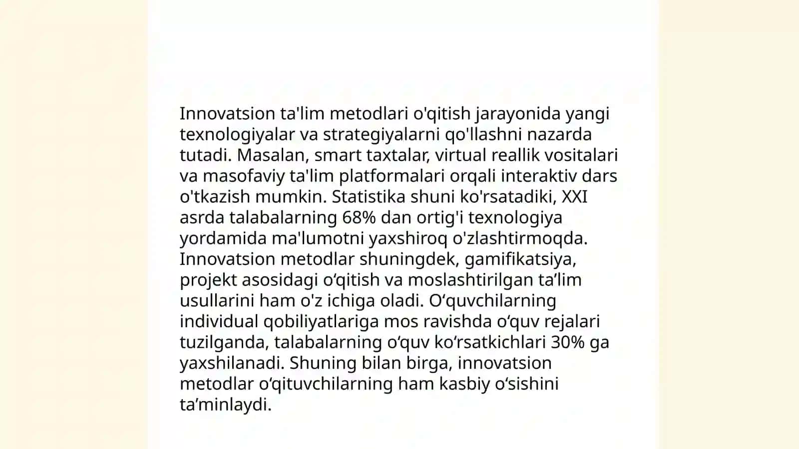 O'qituvchining pedagogik mahorati 4
