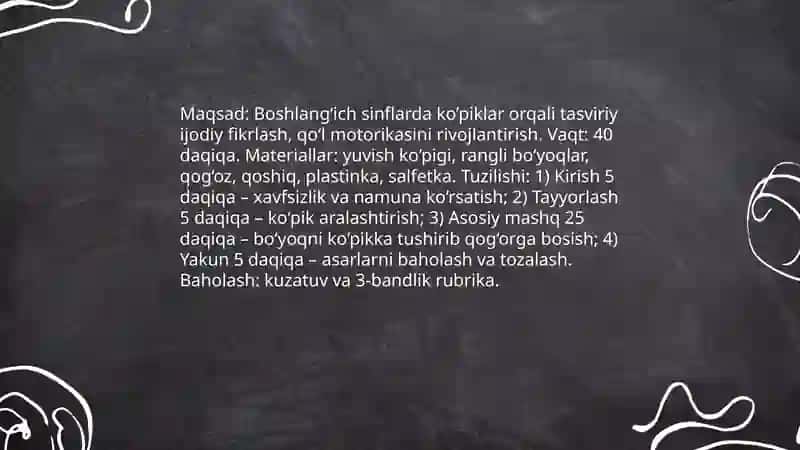 Ko’piklar orqali tasvir ishlash metodi 4