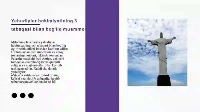 Iso Masih (lisus Xristos)​ hayotiga doir malumotlar​ 4