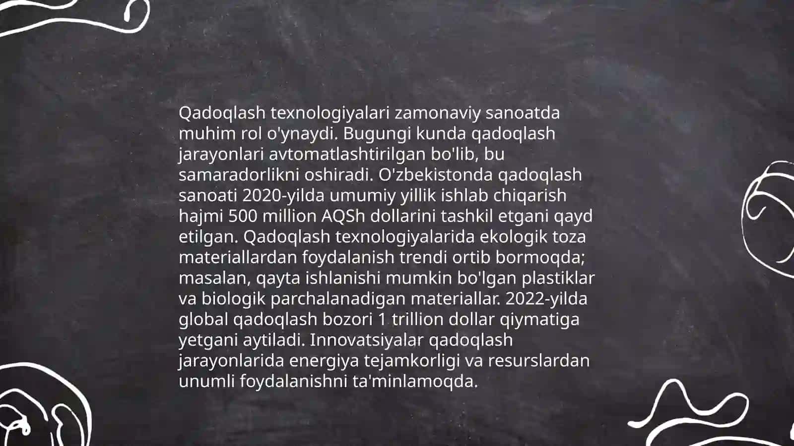 Tayyor mahsulotlarni qadoqlash saqlash va foydalanish usullari 4