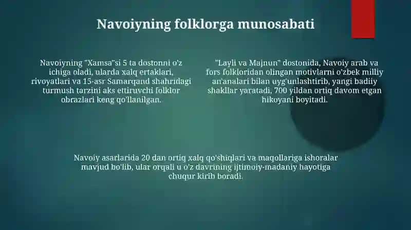 Navoiy ijodida folklor an'analari 4