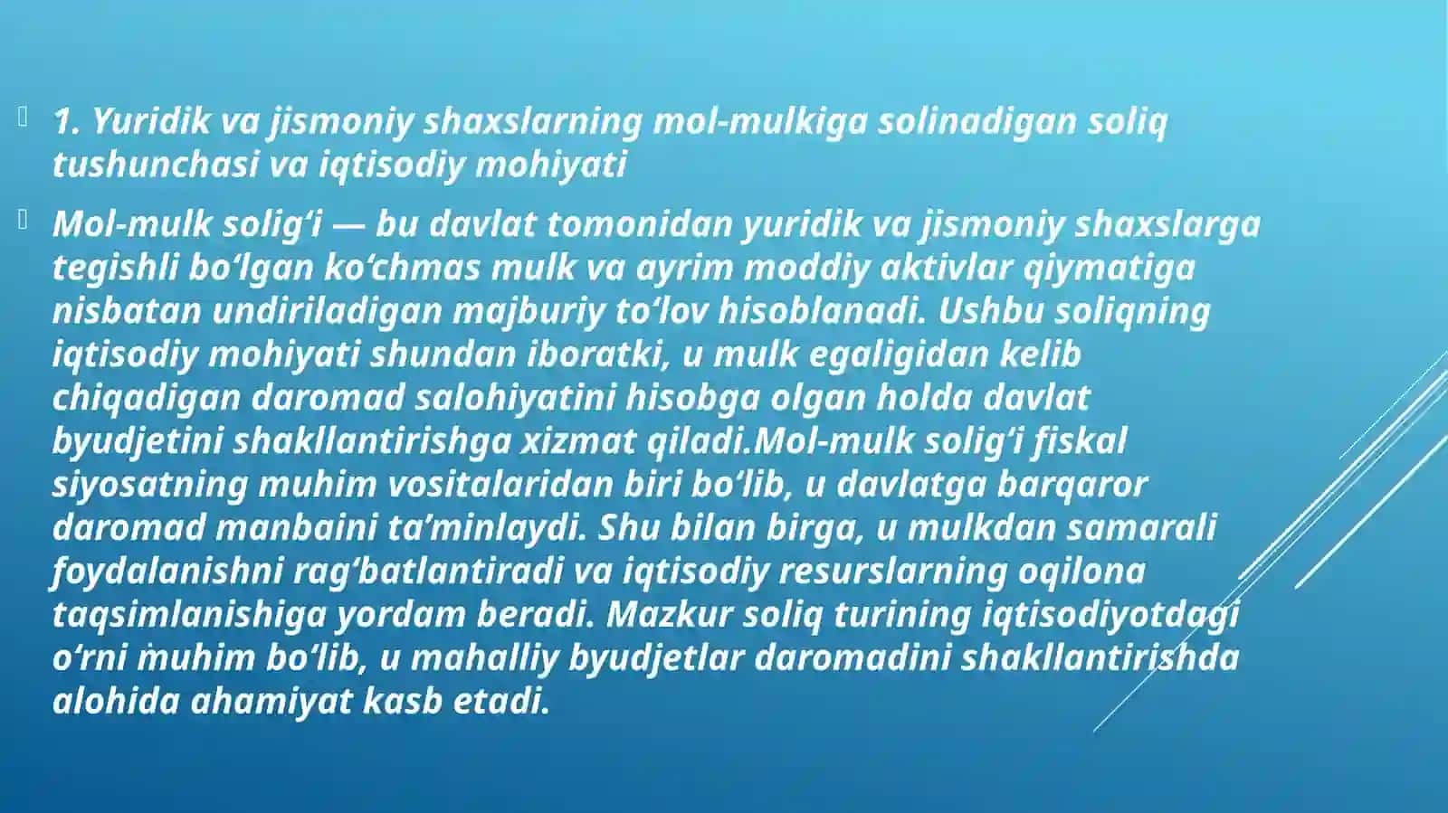 Yuridik va jismoniy shaxslarning mol-mulkiga solinadigan soliq 4